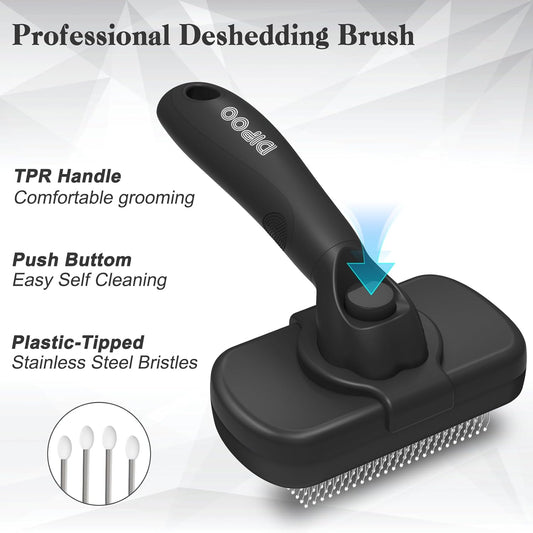 Self-Cleaning Shedding Brush for Dogs