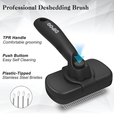 Self-Cleaning Shedding Brush for Dogs