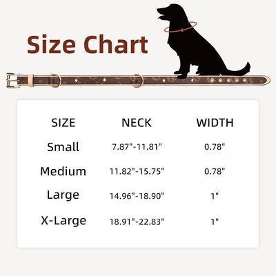 Leather Dog Collar | Soft Padded Durable Adjustable Collar