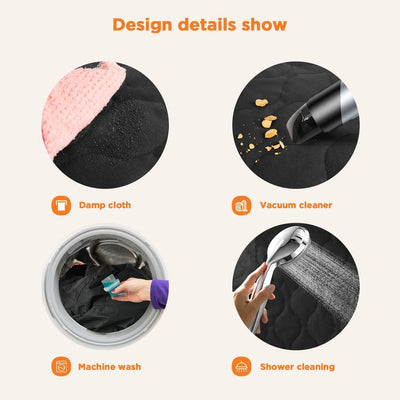 Waterproof Dog Car Seat Cover With Mesh Window