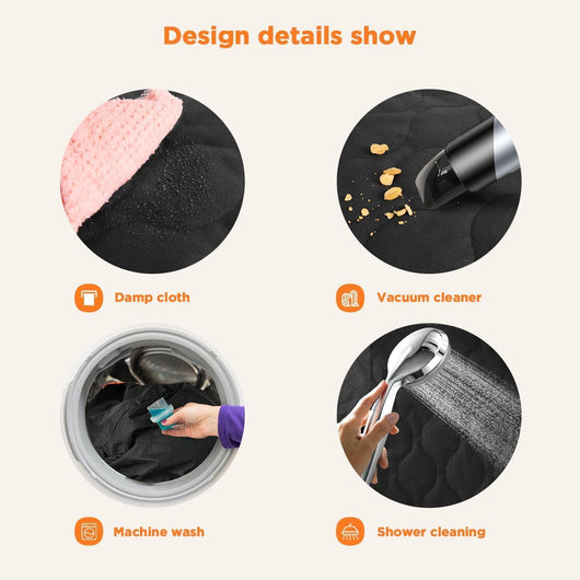 Waterproof Dog Car Seat Cover With Mesh Window
