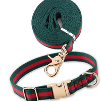 Dog Collar Set | Adjustable Durable Leash & Metal Buckle