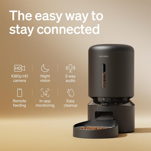 Smart Automatic Pet Feeder With Camera Monitoring