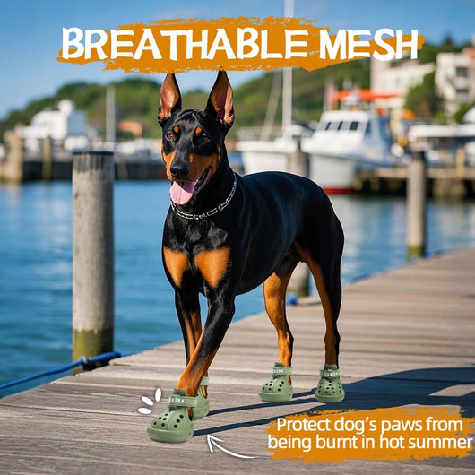 Dog Shoes | Breathable Anti-Slip Hot Pavement Shoes