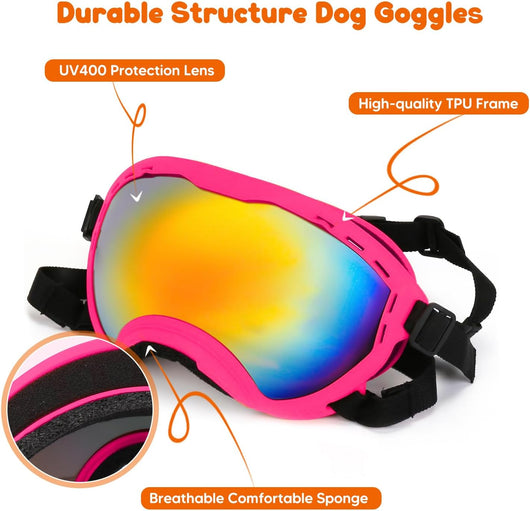 Dog Goggles UV Protection Medium Large Dogs