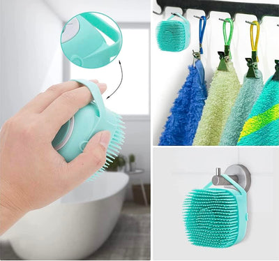 Soft Silicone Shampoo Pet Bath Massage Brush