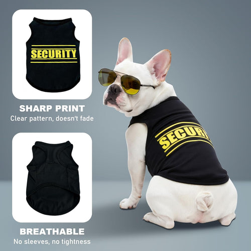 2 Pack Dog Shirts | Small Medium Dog Clothes | Cotton Puppy T-Shirts