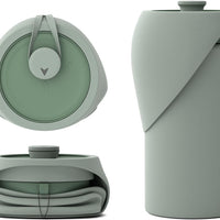 Collapsible Dog Water Bottle with Travel Bowl