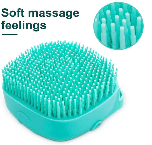 Soft Silicone Shampoo Pet Bath Massage Brush