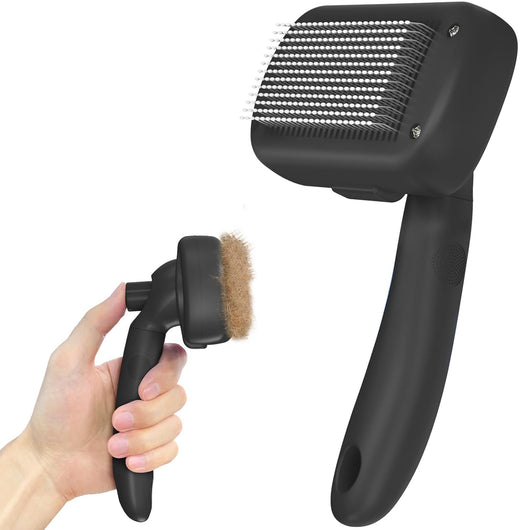 Self-Cleaning Shedding Brush for Dogs