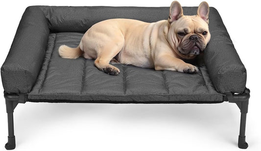 Veehoo Cooling Dog Mat With Bolster Cushion