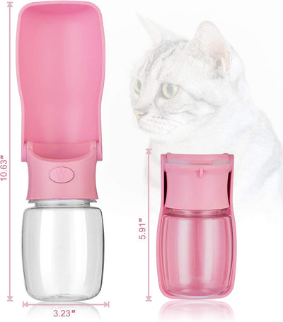 Foldable Dog Water Bottle with Travel Cup