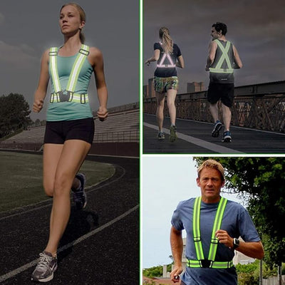 Adjustable Reflective Safety Vest for Dog Walking
