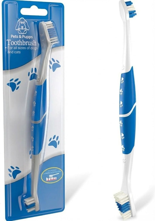Dual Head Dog Toothbrush For Medium Large Dogs