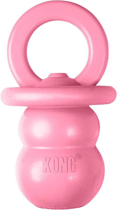 Pacifier-shaped puppy teething toy for small puppies