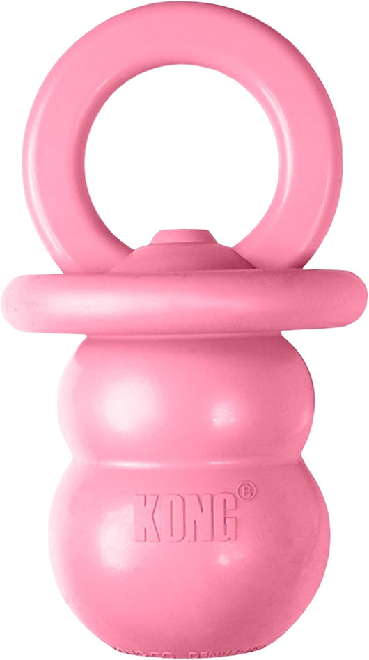 Pacifier-shaped puppy teething toy for small puppies