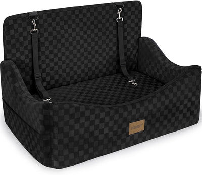 Elevated Memory Foam Dog Car Booster Seat