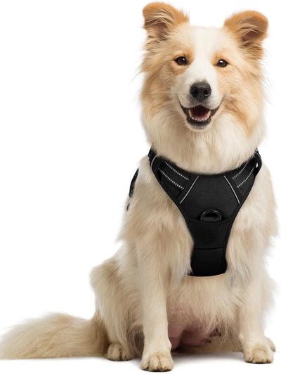 Reflective No-Pull Dog Harness With Control Handle