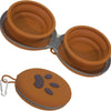 2-in-1 Collapsible Dog Travel Bowls with Carabiner
