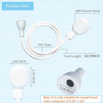 Portable Dog Bath Sink Sprayer Hose
