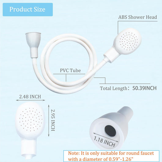 Portable Dog Bath Sink Sprayer Hose