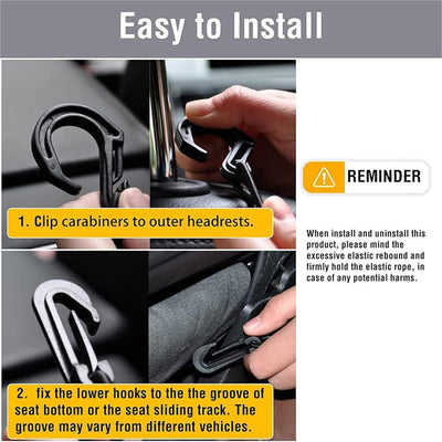 Stretchable Dog Car Safety Barrier Storage Organizer Net