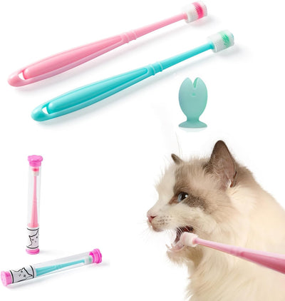 360° Silicone Toothbrush For Small Dogs