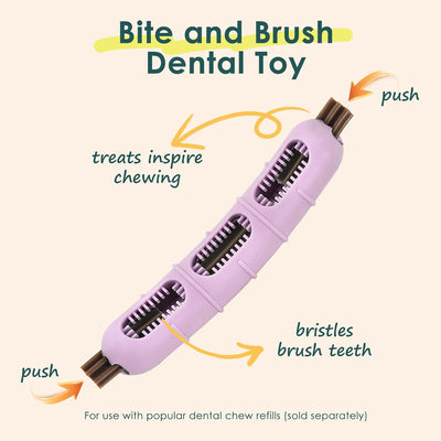 Stuffable Dog Toothbrush Chew Toy