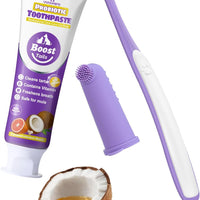 Small Dog Toothbrush Kit With Dental Toothpaste