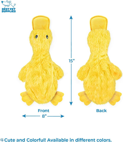 Crinkle Duck Squeaky Chew Toy
