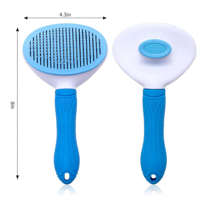 Self Cleaning Pet Grooming Brush For Shedding