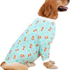 Fox Print Pajamas for Large Dogs