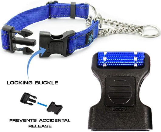 Stainless Steel Dog Chain Martingale Collar