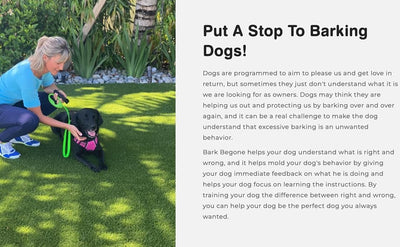 Ultrasonic Dog Bark Deterrent & Behavior Corrector I Rechargeable