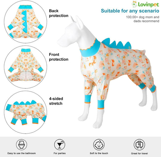 Big Dogs – Anti Licking Dog Pajamas Onesie