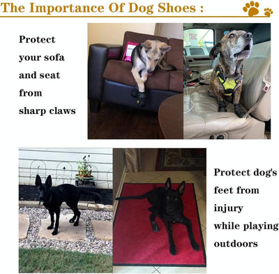 Dog Boots | Waterproof Anti-Slip Reflective Outdoor Shoes
