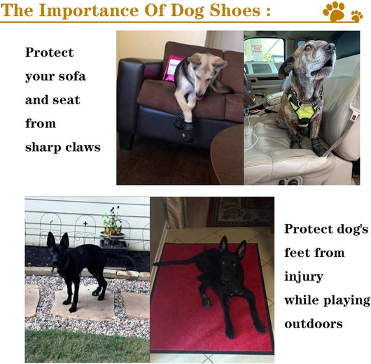 Dog Boots | Waterproof Anti-Slip Reflective Outdoor Shoes