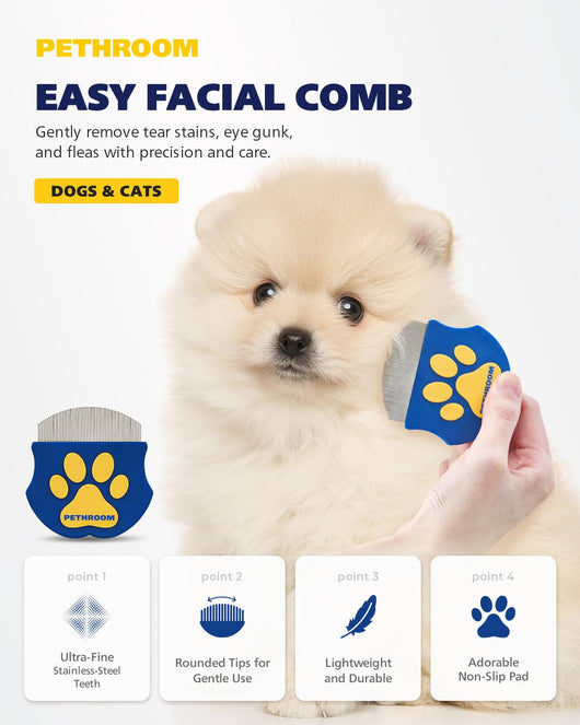 Gentle Puppy Eye Comb For Tear Stain Cleaning