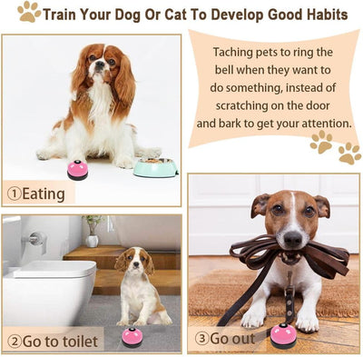 Adjustable Two-Pack Puppy Potty Training Doorbell Set