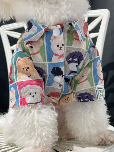 Pet Dog Sketchy Clothes