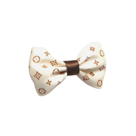 Cute Chewy V Dog Hair Clip With Bow