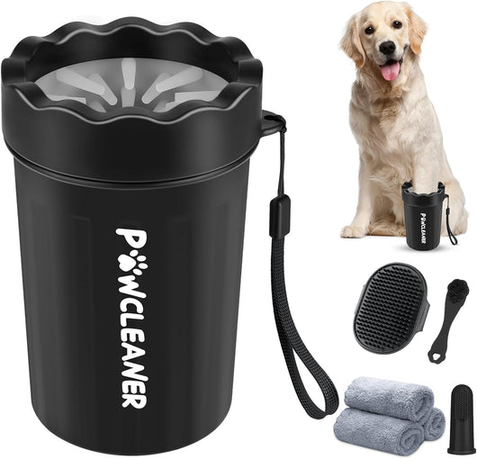 7-in-1 Dog Paw Cleaner I Medium Black