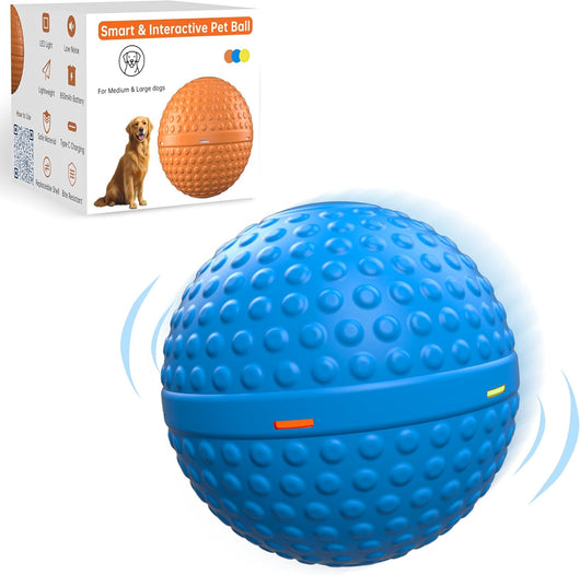  Smart Interactive Dog Ball I Rechargeable LED