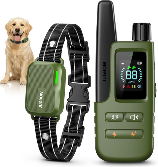 Collar with Remote I 4500FT Range, Waterproof, Rechargeable