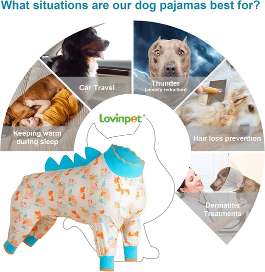 Big Dogs – Anti Licking Dog Pajamas Onesie