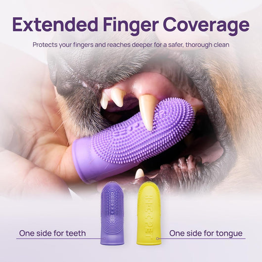 Dog Finger Toothbrush for Teeth Cleaning