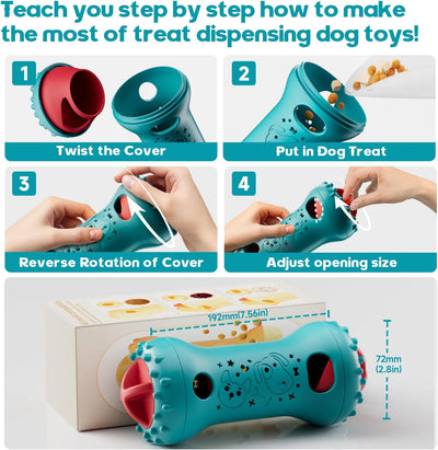 Interactive Treat Dispensing Roller for Bored Dogs