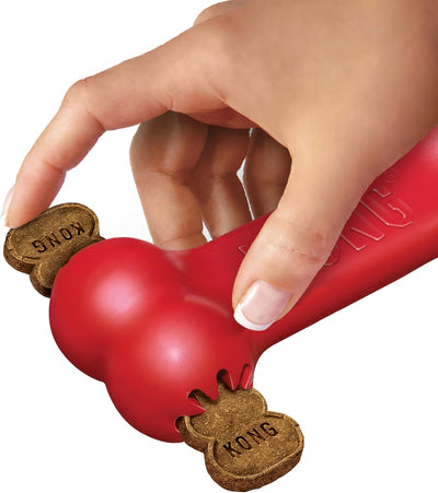 Durable Treat Dispensing Rubber Bone for Dogs