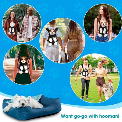 Front Pet Carrier for Small Dogs | Hands-Free Travel Bag