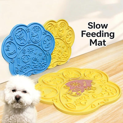 Paw-Shaped Dog Lick Mat 2-Pack
